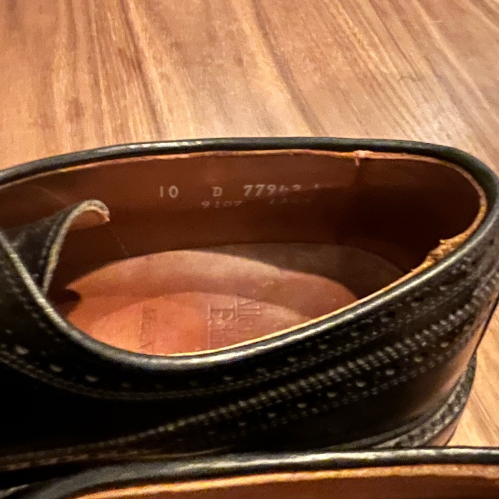 Allen Edmonds Black Leather Oxfords - Picture 5 of 7